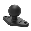 Hobie Ram 1 Inch Diamond Composite Ball Base with Backing Plate - Size B