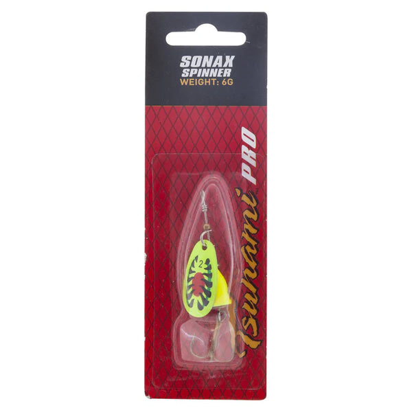 Tsunami Sonax Spinner Lure Fluoro Fire Tiger (6g)