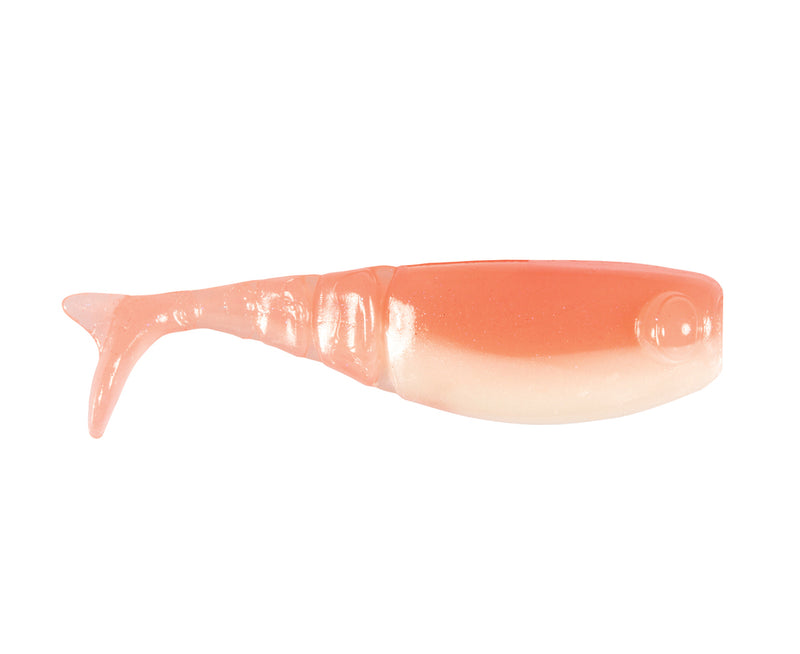 Zman 1.75" Shad Fryz Soft Plastic Coconut Ice Glow