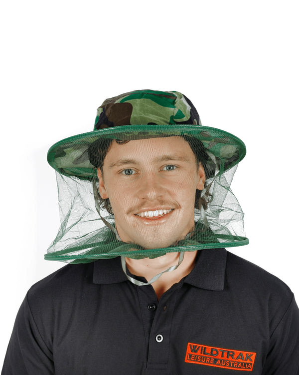 Wildtrak Mosquito Net with Wide Brim Hat - Camo