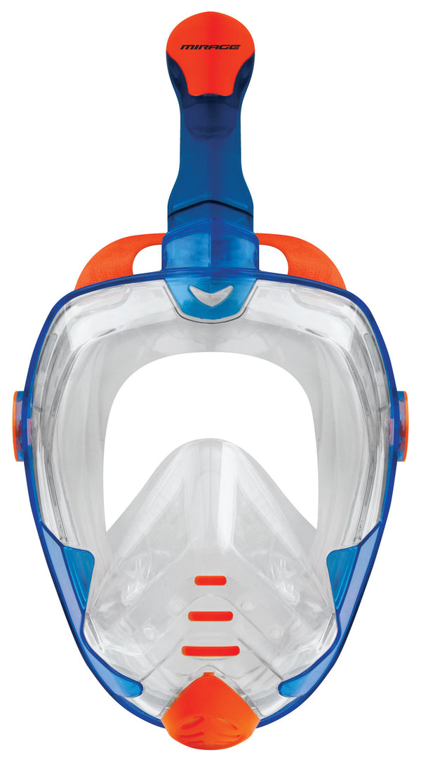 Mirage Adult Galaxy Full Face Mask &amp; Snorkel (Large/X-Large) - Blue