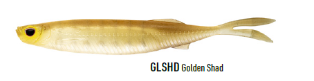 Nomad Design Tackle Live Ops Fallout Minnow 3.5" Soft Plastic (Assorted Colours)