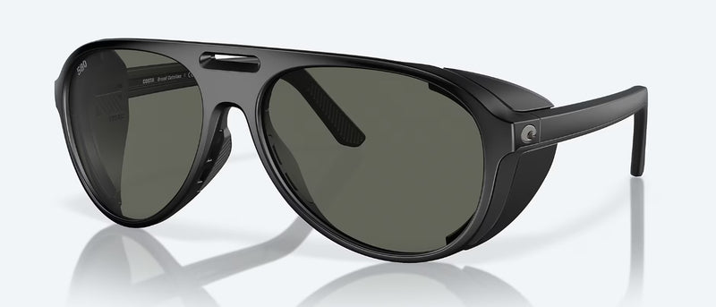 Costa Sunglasses Reefton Pro Matte Black Frame - Gray Polarised Glass