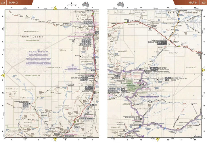 Hema Maps Great Desert Tracks Atlas & Guide (6th Edition)