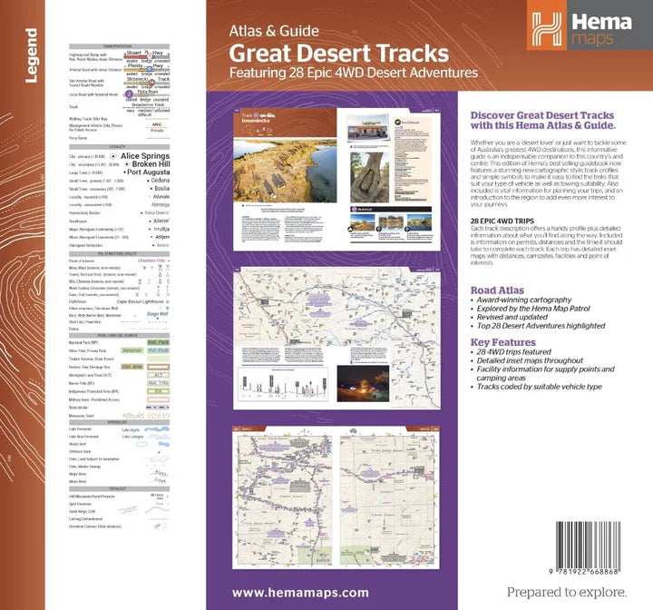 Hema Maps Great Desert Tracks Atlas & Guide (6th Edition)