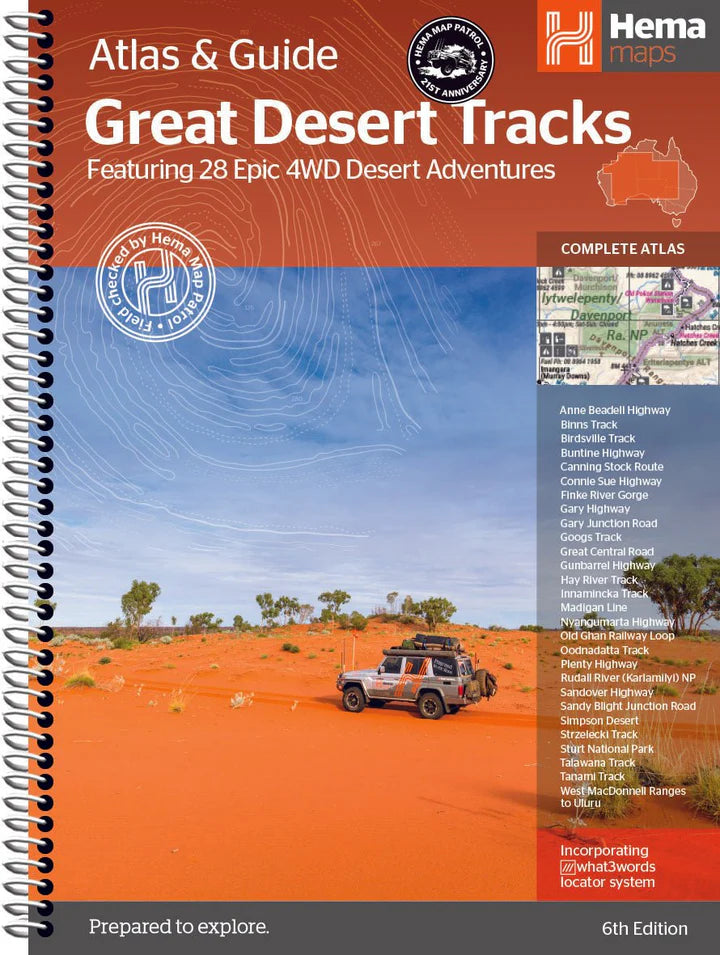 Hema Maps Great Desert Tracks Atlas & Guide (6th Edition)