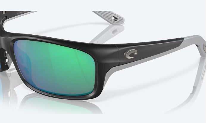 Costa Sunglasses Jose Pro Matte Black Frame - Green Mirror Polarised Glass