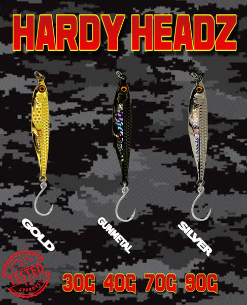 DR Hook Hardy Headz Lures 70g (Assorted Colours)
