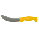 Sicut 6" Curved Blade Beef Skinning Knife - Yellow Handle