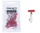 Hookem Easy Rig Clips 25pce - Red (Small)