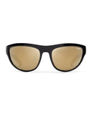 Liive Vision Hoy 5 Sunglasses - Gold Mirror Lens with Black Frame