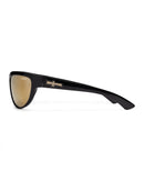 Liive Vision Hoy 5 Sunglasses - Gold Mirror Lens with Black Frame