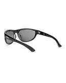 Liive Vision Hoy 5 Sunglasses - Gold Mirror Lens with Black Frame