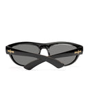 Liive Vision Hoy 5 Sunglasses - Gold Mirror Lens with Black Frame