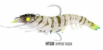 Nomad Design Tackle Live Ops Sumo Shrimp 6.5" Rigged Soft Plastic (Assorted Colours)
