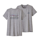Patagonia Women’s Capilene Cool Daily Graphic '73 Skyline Short Sleeve Shirt - Feather Grey