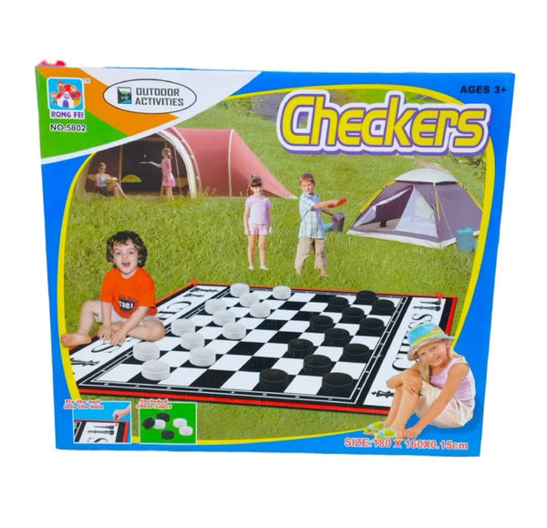 Rong Fei Checkers Game Outdoor Activity (Size 130cm x 93cm x 0.15cm)