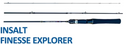 Insalt Finesse Explorer Noodle Fuji Edition Rod - 6'3" Ultra Light 1-3kg (Spin)