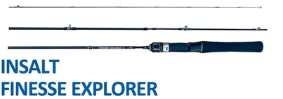 Insalt Finesse Explorer Noodle Fuji Edition Rod - 6'3" Ultra Light 1-2kg (Spin)