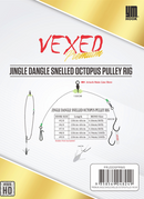 Vexed Premium Jingle Dangle Snelled Optopus Pulley Rigs (Variety of Sizes Available)