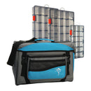 Jarvis Walker Medium Lure Bag with 3 Lure Boxes - Grey & Blue