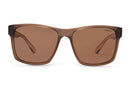 Liive Vision Kerrbox Sunglasses - Brown XTAL Frame with Polarized Beer Lens
