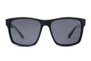 Liive Vision Kerrbox Sunglasses - Matt Twin Black Frame with Polarised Smoke Lens