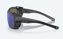 Costa Del Mar King Tide 8 Sunglasses - Blue Mirror Polarised Lens with Black Pearl Frame