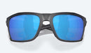 Costa Del Mar King Tide 8 Sunglasses - Blue Mirror Polarised Lens with Black Pearl Frame