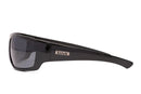 Liive Vision Kuta Sunglasses - Black Frame with Polarised Smoke Lens
