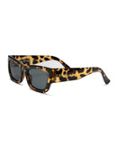 Liive Vision Legian Sunglasses - Black Polarised Lens with Tortoise Frame