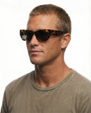 Liive Vision Legian Sunglasses - Black Polarised Lens with Tortoise Frame