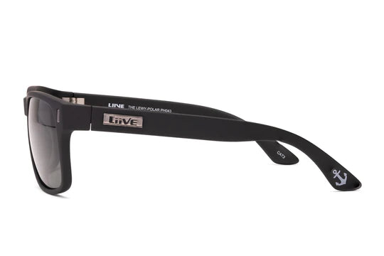 Liive Vision The Lewy Sunglasses - Brown Polarised Lens with Matte Black Frame