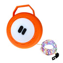 Wildtrak 10m USB Rechargeable Multi Coloured Water/Dust Resistant String Lighting Combo