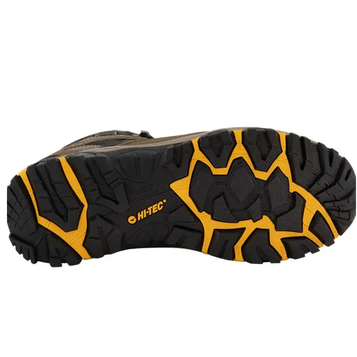 Hi-Tec Lima Sports II Mid Waterproof Hiking Boots - Taupe/Dune/Gold (Size 7)