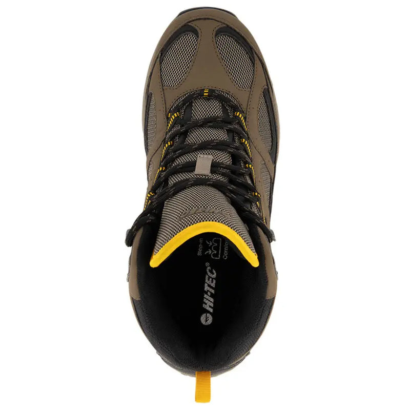Hi-Tec Lima Sports II Mid Waterproof Hiking Boots - Taupe/Dune/Gold (Size 10)