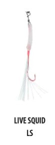 Vexed Bottom Worm Long Shank Assist Live Squid (Assorted Hook Sizes)