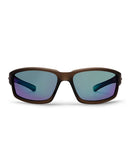 Liive Vision Long Tail Sunglasses with Green Mirror Polarized Matt Xtal Army Lenses