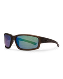 Liive Vision Long Tail Sunglasses with Green Mirror Polarized Matt Xtal Army Lenses