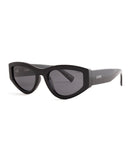 Liive Vision Brooksy Lulu Sunglasses - Matt Black Frame with Polarised Smoke Lens