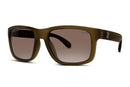 Liive Vision Marlin Sunglasses - Matt Stripe Beer Frame with Polarized Brown Lens