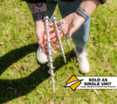 OZtrail Screw-In Aluminum Peg - Large (30cm)