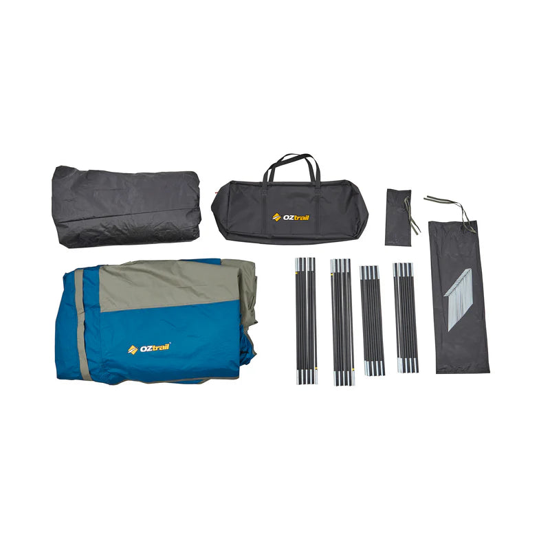 OZtrail Tasman 10P Done Tent Spacious 3 Room Family Tent