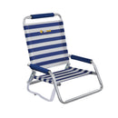 OZtrail Burleigh Beach Chair - Blue & White Stripe