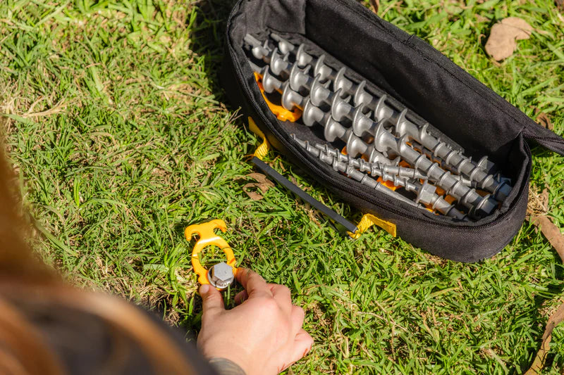 OZtrail Screw-In Aluminum Peg Kit (22 Pieces)