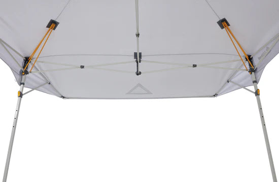 OZtrail Commercial Deluxe 3.0 Flexi Shade Gazebo - White