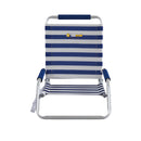 OZtrail Burleigh Beach Chair - Blue & White Stripe