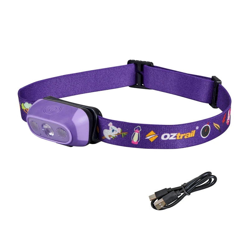 OZtrail 80L Lumos Twinkle Kids Headlamp - Purple