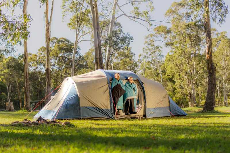 OZtrail Tasman 10P Done Tent Spacious 3 Room Family Tent