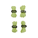 OZtrail Glow In The Dark Guy Ropes (3.5m / 4mm Thick) - 4 Pack